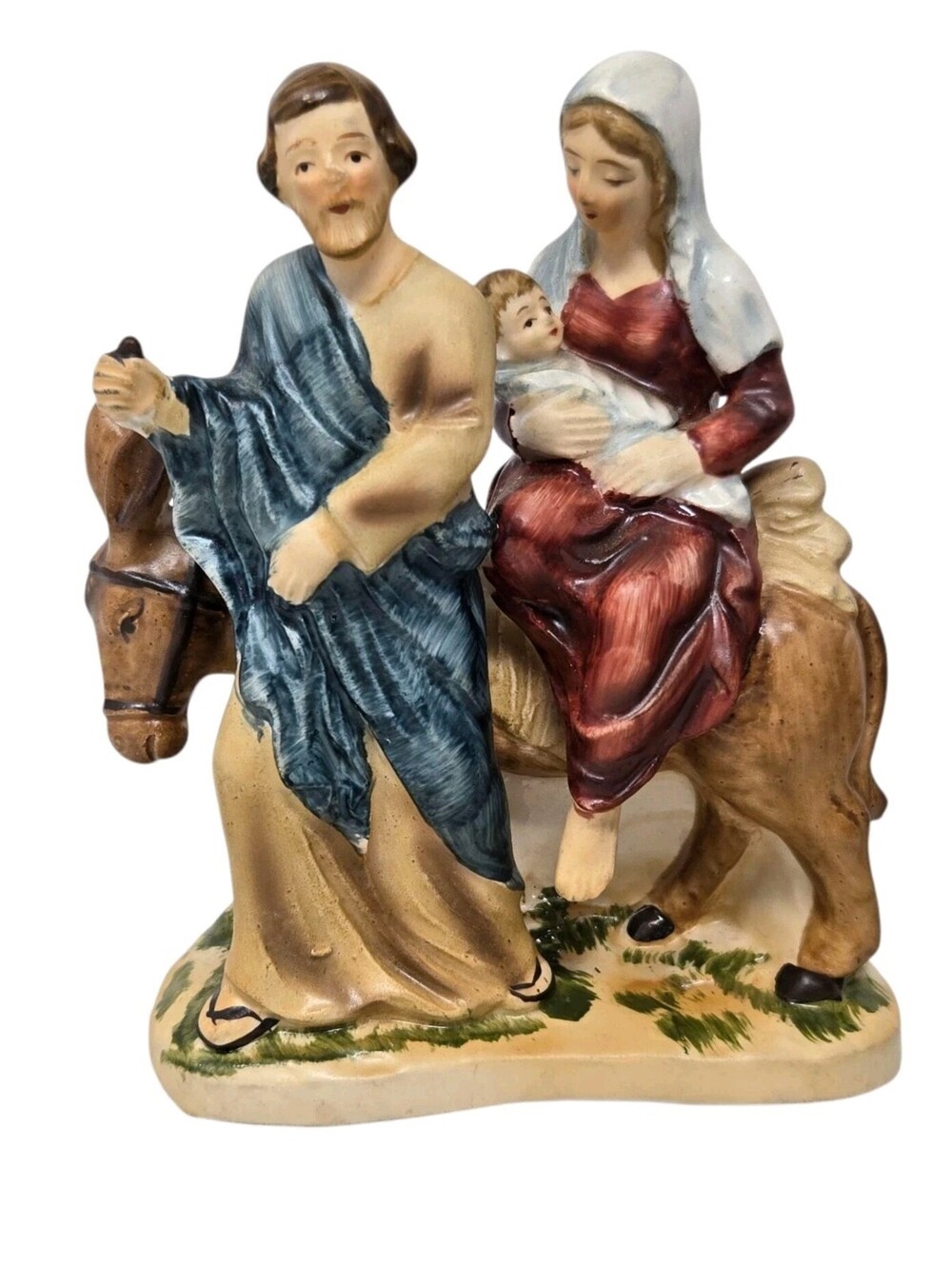 Vintage Relpo Holy Family Planter 1950s Made In Japan Rare